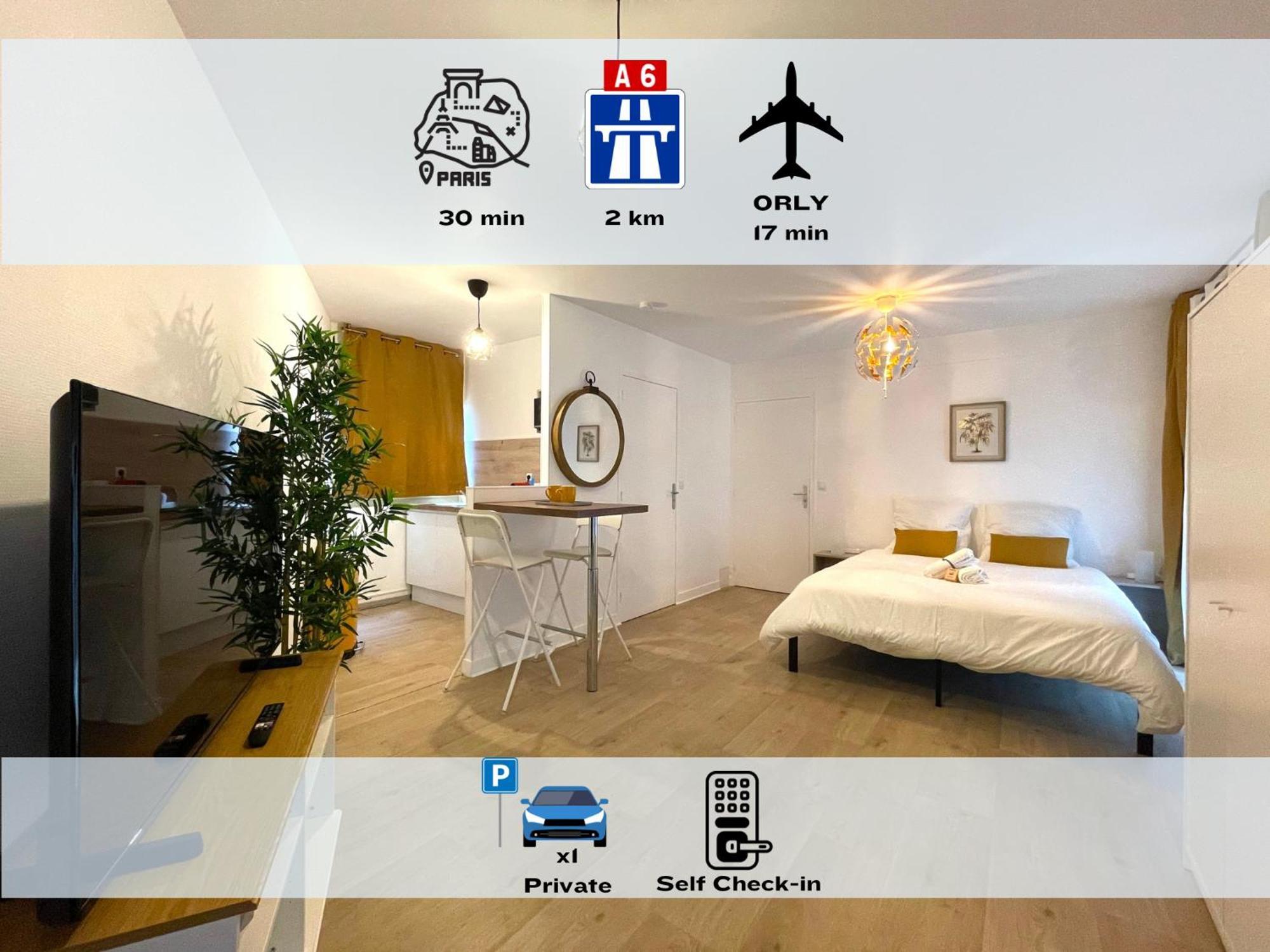 Les Entrepreneurs - Appartements Neufs Et Spacieux, Proche Rer C Et Aeroport Orly Morangis  Esterno foto